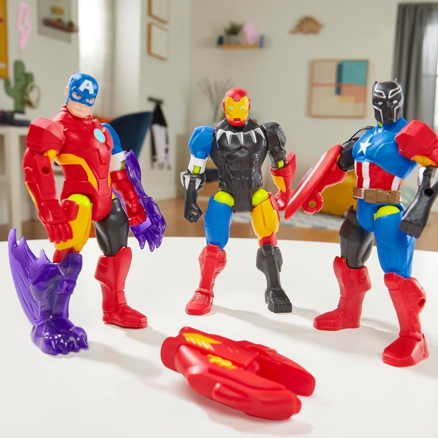 Mixmashers Marvel Captain America Avengers Mix-and-Match-Actionfiguren und Zubehör Actionfiguren Naty Shop