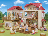 5716 Stadthaus mit Dachboden – Puppenhaus und L5339 Landhaus-Wohnzimmer – Puppenhausmöbel, 30 x 50 cm, 1 Stück (1 Packung), aus Kunststoff