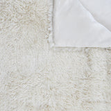 HOME DECO FACTORY Steppdecke mit langen Haaren, 220 cm x 240 cm, beige Steppdecken und Steppdecken Naty Shop