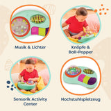 B. Spielzeug - Kinderspielzeug für Hochstuhl - Saugnapfspielzeug mit Musik, Lichtern, Geräuschen - Sinnesspielzeug - Motorikspielzeug für Kinder - ab 6 Monaten - Whirly Pop Baby Toys Naty Shop