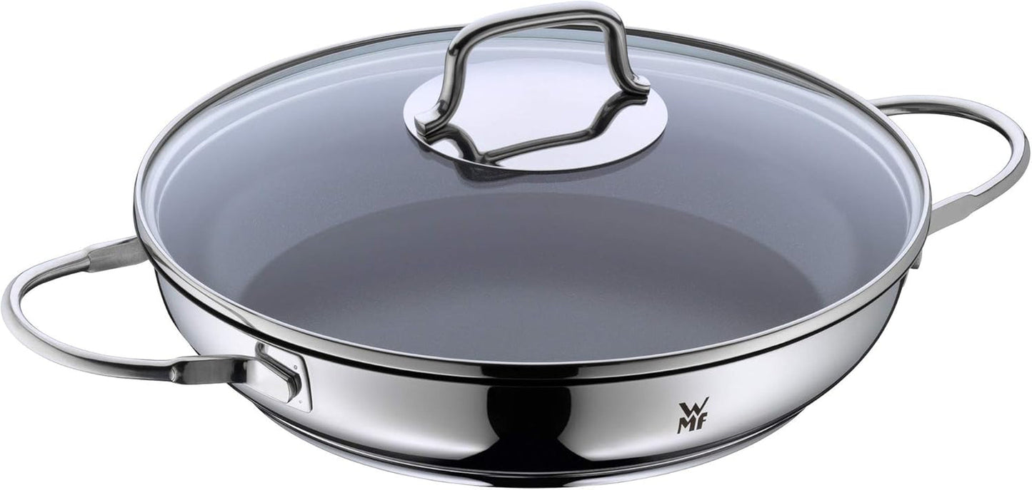 WMF Devil Induktionstopf 26 cm mit Glasdeckel, Cromargan beschichteter Edelstahl, Keramikbeschichtung, backofenfest. Töpfe und Pfannen Naty Shop Standardtitel