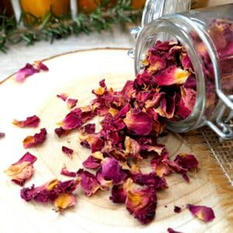 500 g essbare Premium-Rosenknospen – getrockneter Atlas-Rosenblütenaufguss – süßer und blumiger Geschmack und Aroma – 100 % natürlich, rein und ohne Zusatzstoffe | Tazarin Ltd