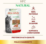 almo nature HFC Natural – Nassfutter für Katzen – mit Huhn – Menschenqualität, glutenfrei, Monoprotein – 55 g, 6er-Pack