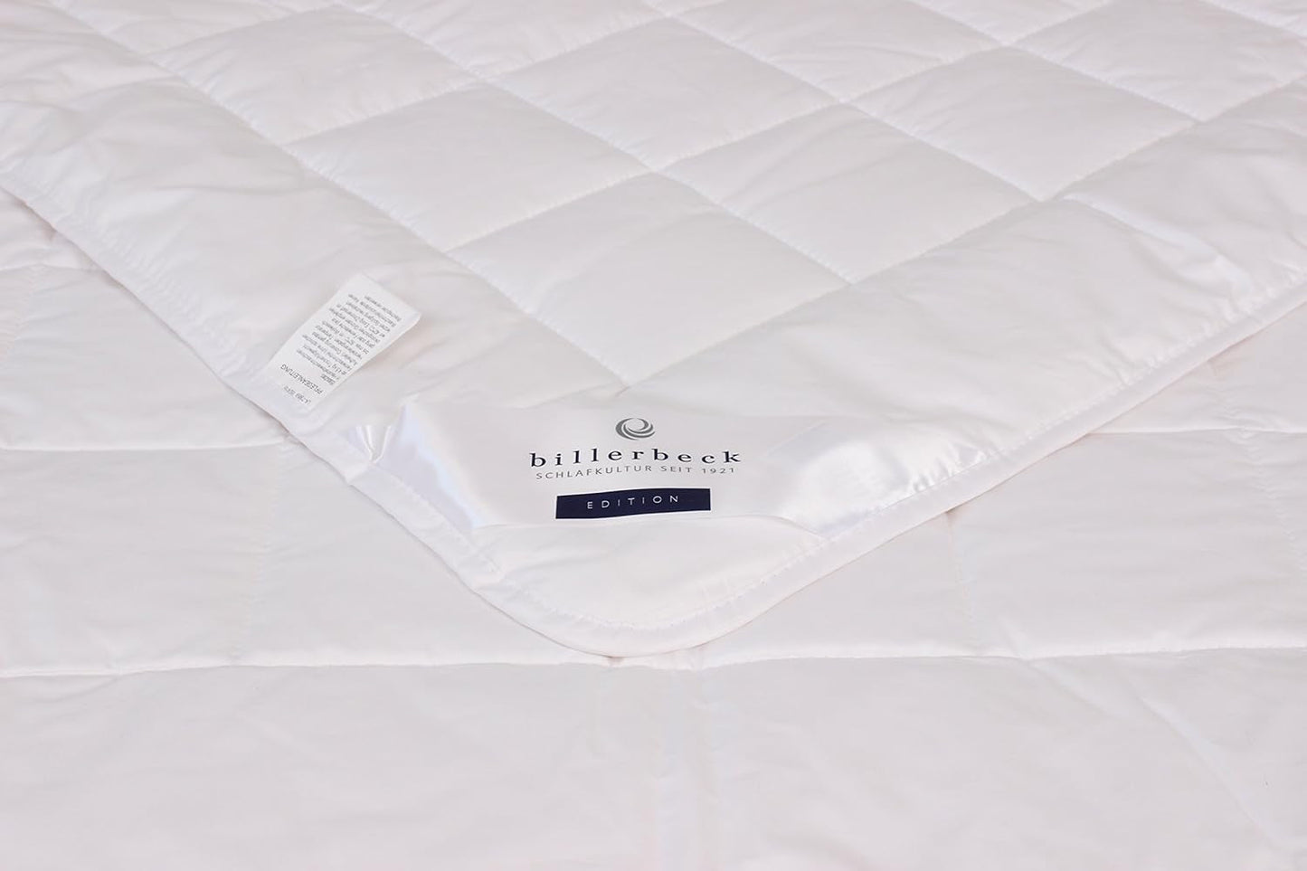 Billerbeck Jasmin Superlight Steppdecke – Sommerdecke – 155 x 220 cm – Baumwolldecke, kühlende Steppdecke – 90 % Viskose (Bambus), 10 % Polyester (Airsoft), weiß Steppdecken und Steppdecken Naty Shop