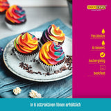DECOCINO Rote fettlösliche Farbpaste – 15 g – Lebensmittelfarbe auf Ölbasis, ideal zum Färben von Schokolade, Buttercreme, Fondant oder Keksteig (3er-Pack)