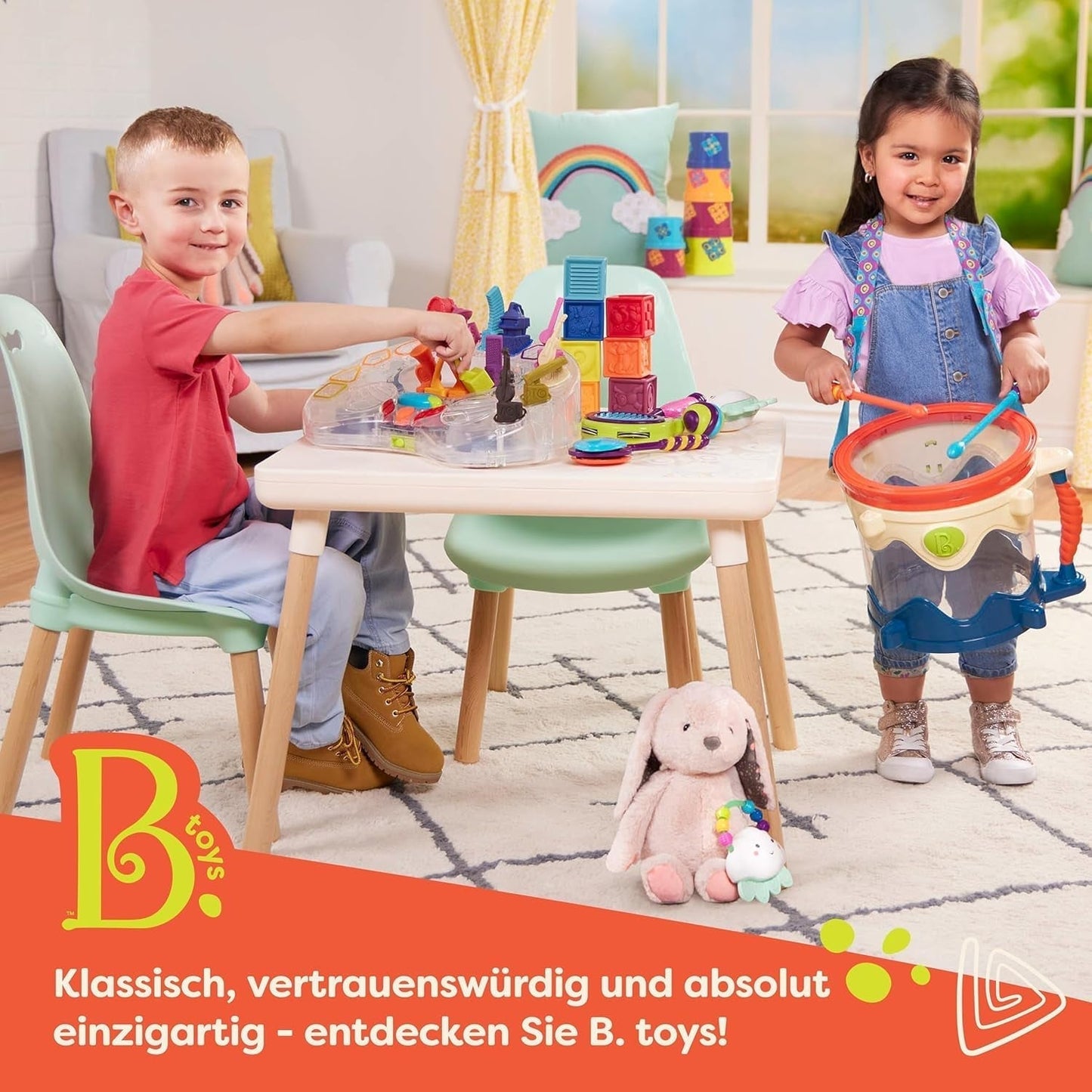 B. Toys Babyspielzeug Babyspielzeug Motorikspielzeug mit Licht – Babyspielzeug für Neugeborene, Mädchen und Jungen ab 0 Monaten, PVC frei Bebe Toys Naty Shop