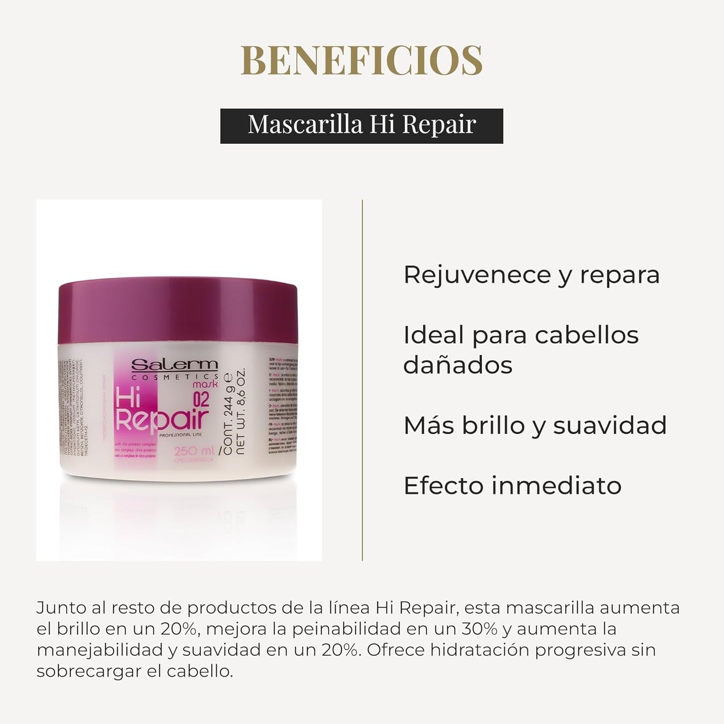 Hi Repair Mask 02 250 ml Naty Shop Haarmaske