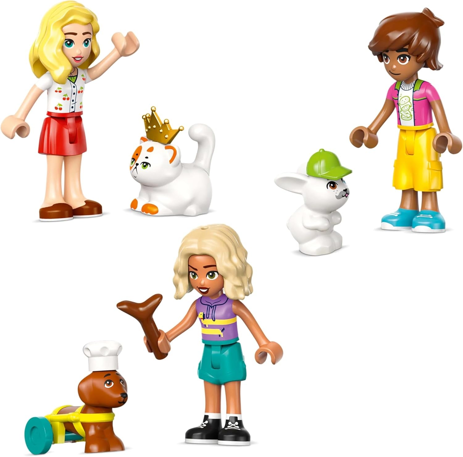 LEGO Friends Animal Accessories Store Rollenspielset Lernspielzeug für Mädchen ab 6 Jahren 3 Minifiguren und 3 Tierfiguren Katze Hund Hase Geschenkidee für Kinder 42650 Bausets Besuchen Sie den LEGO-Store
