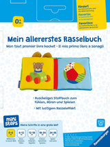 ministeps: Mein erstes Buch mit Rasseln: Ab 0 Monaten Jucarii Bebe Naty Shop