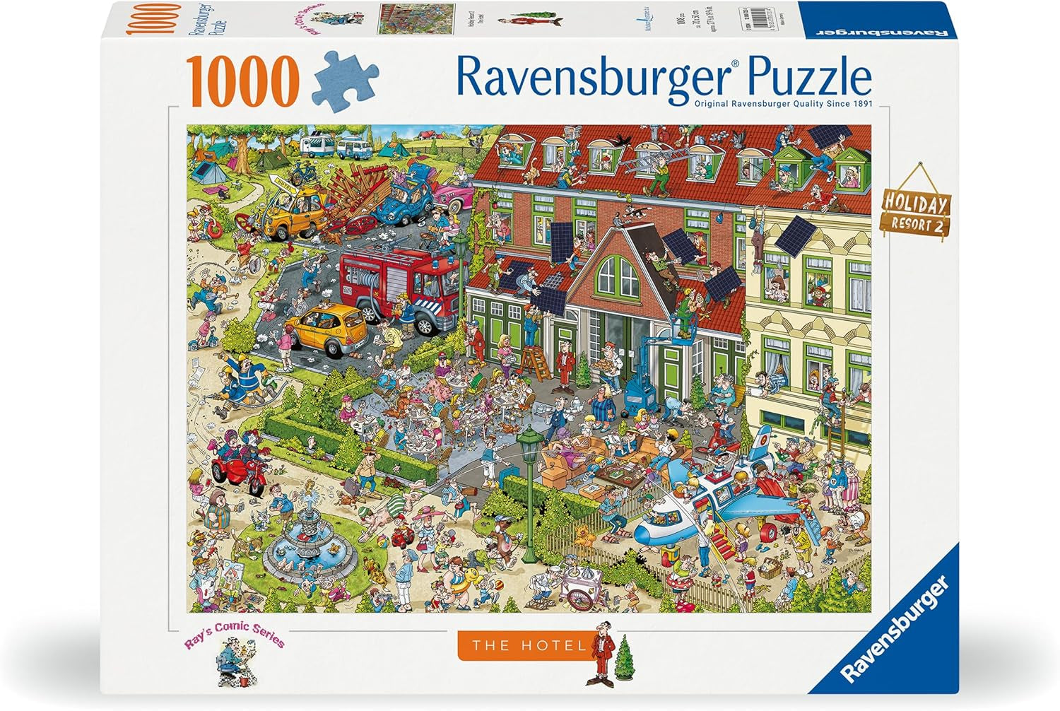 Ravensburger Puzzle 12000723 – Das Hotel – 1000-teiliges Puzzle für Erwachsene und Kinder ab 14 Jahren, Puzzle Naty Shop