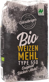 Weizenmehl Herzberger Bio Naturland Typ 550, 1 kg