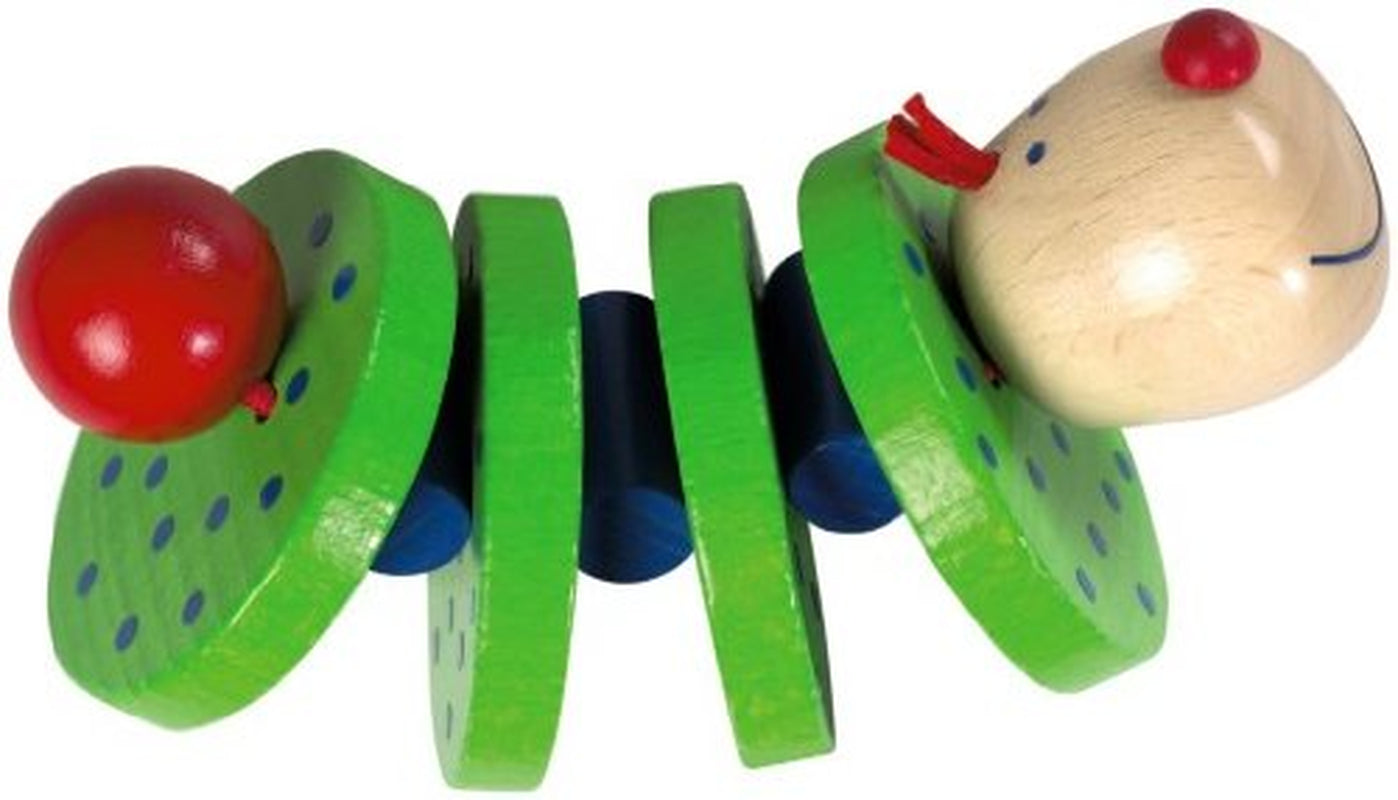 HABA 1068 – Greifling Flapsi, fröhliches Spielzeug für Babys und Kleinkinder, aus Holz ab 6 Monaten, Motorikspielzeug mit Rasselgeräusch Babyspielzeug Naty Shop
