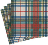 Dress Stewart Tartan Cocktail-Papierservietten, 20 Stück pro Packung