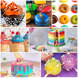Fettlösliche Lebensmittelfarbe Für Schokolade - 60Ml Ölbasis Lebensmittelfarben Für Fondant, Torten Dekoration, Backen - Flüssige Lebensmittelfarbe Für Kakaobutter, Buttercreme, Kuchen (Schwarz) Naty Shop