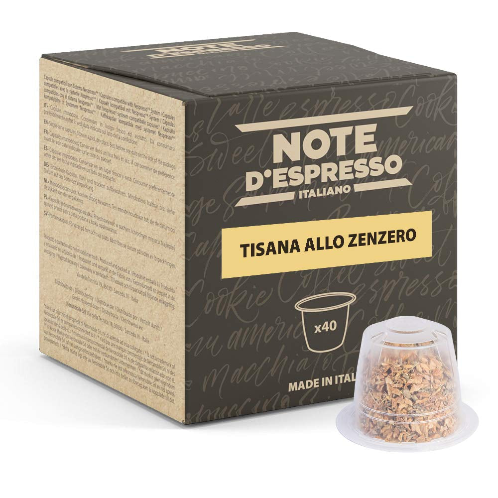 - Ginger - Kapselmaschinen - ausschließlich kompatibel mit NESPRESSO - 40 Kapseln