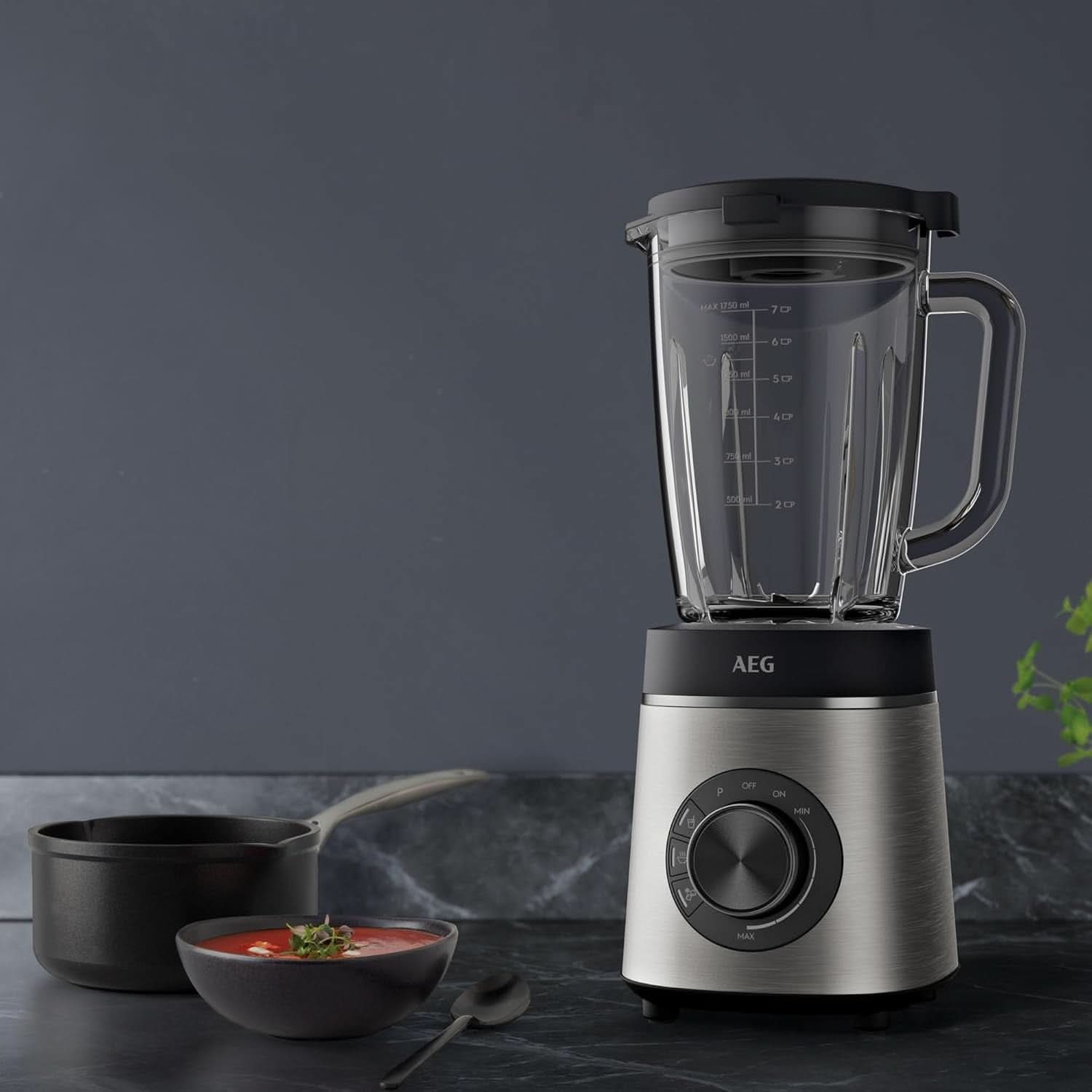 AEG TB6-1-6S STANDMIXER / Geschwindigkeitsregelung 3 Programme Smoothie ICE Funktion Küche Naty Shop