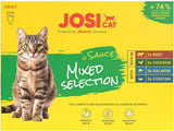 Multipack Gemischte Auswahl in Sauce (12 x 85 g) | Erwachsener | Premium-Nassfutter in Soße für ausgewachsene Katzen Multipack Mythos 4 Sorten | Ohne Konservierungsmittel | 12er Packung