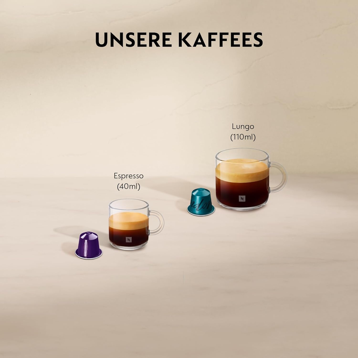Espressomaschine mit Nespresso De'Longhi Essenza Mini Kapseln, schwarz | Pumpendruck 19 bar | Wassertank 0,6 l | Für Espresso und Lungo | Kleine Espressomaschine – Große Kaffeemomente | EN85.B