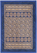 BASSETTI karierte Baumwolle TORCELLO Farbe DUNKELBLAU B1 Größe 135X190 Bettdecken und Steppdecken Naty Shop Dunkelblau 135X190