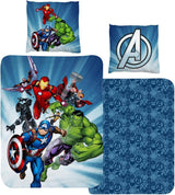 Kinderbettwäsche, verschiedene Comicfiguren, 100 % Baumwolle. Bettwäsche – Kinder Naty Shop Avengers