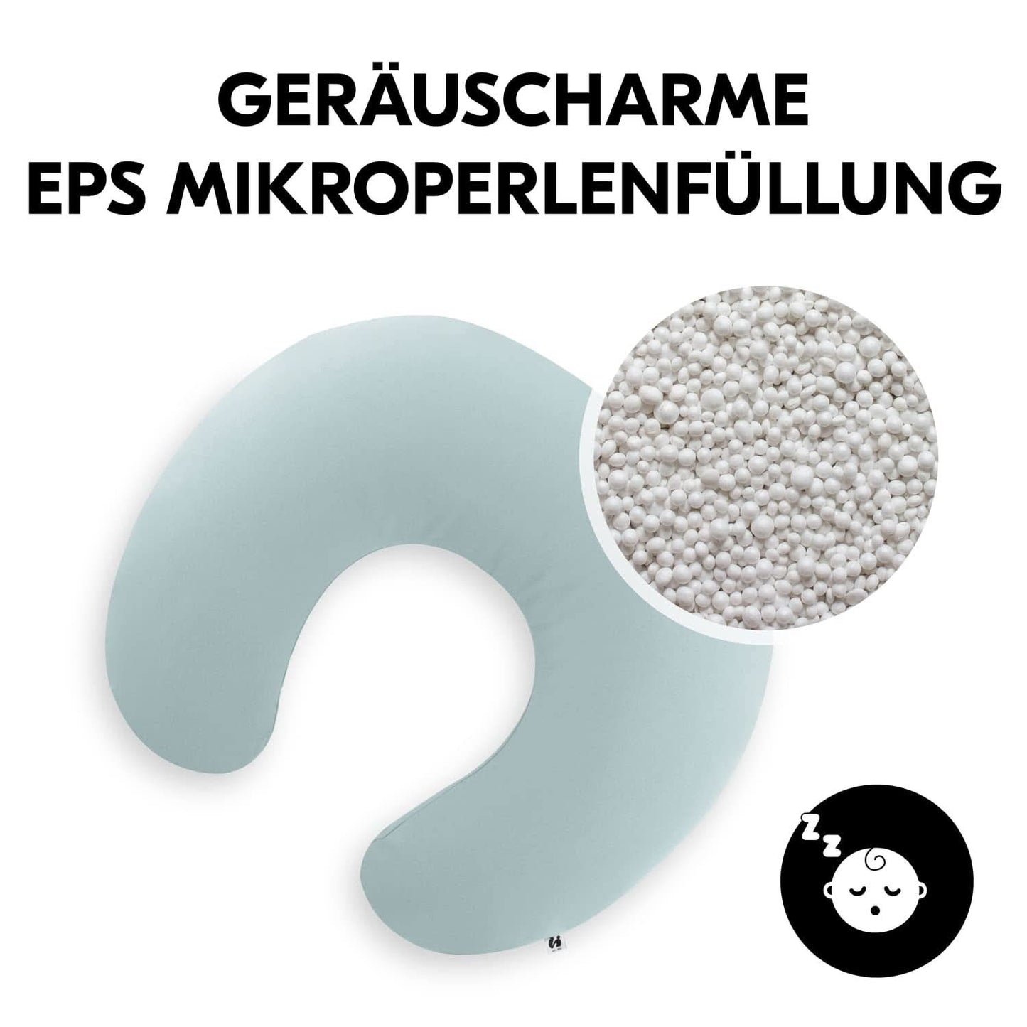 Hauck Stillkissen für Babys mit Füllung Zubehör Essen und Stillen Bebe Naty Shop