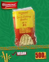 DIAMOND Instant-Nudeln ohne Ei, Instant-Wok-Nudeln aus Weizenmehl und Beilagen – 1 x 500 g