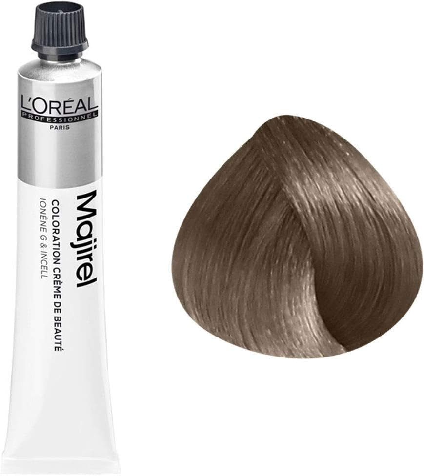 L'Oréal Professionnel Majirel 7 Mittelblond, 50 ml Haarfärbemittel Naty Shop 8.1 Hellblond Asche