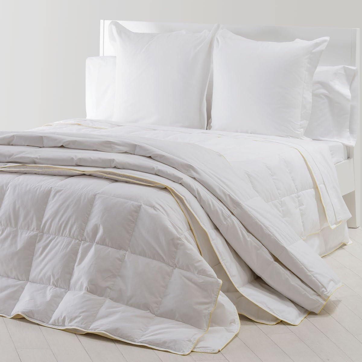 Sancarlos Vivaldi Eiderdaunen, Baumwolle, weiß, Cama 105-180 x 220 cm Bettdecken und Steppdecken Naty Shop