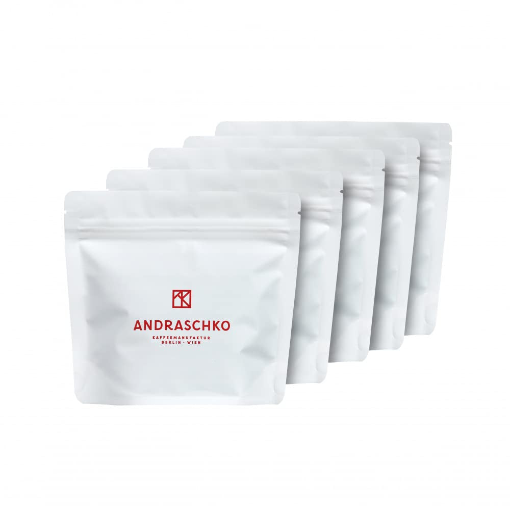 Espresso-Probierset – 5 Sorten à 100 g – Bio und 100 % Arabica – Herkunft und Mischung – Perfekt für Siebträger und Espressomaschinen