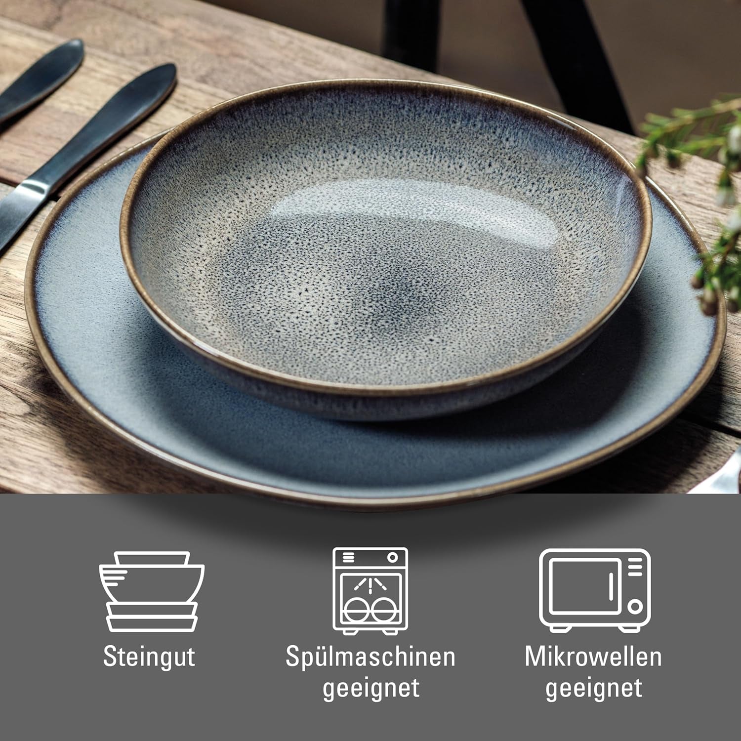 Lave Beige Tischset von Villeroy & Boch, 4-teilig, ca.