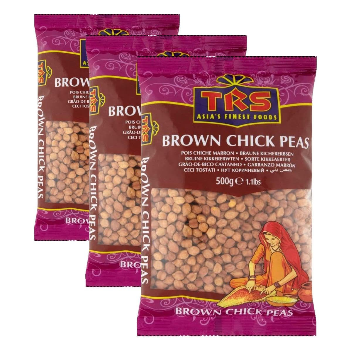 TRS - Braune Kichererbsen - (1 x 500g)