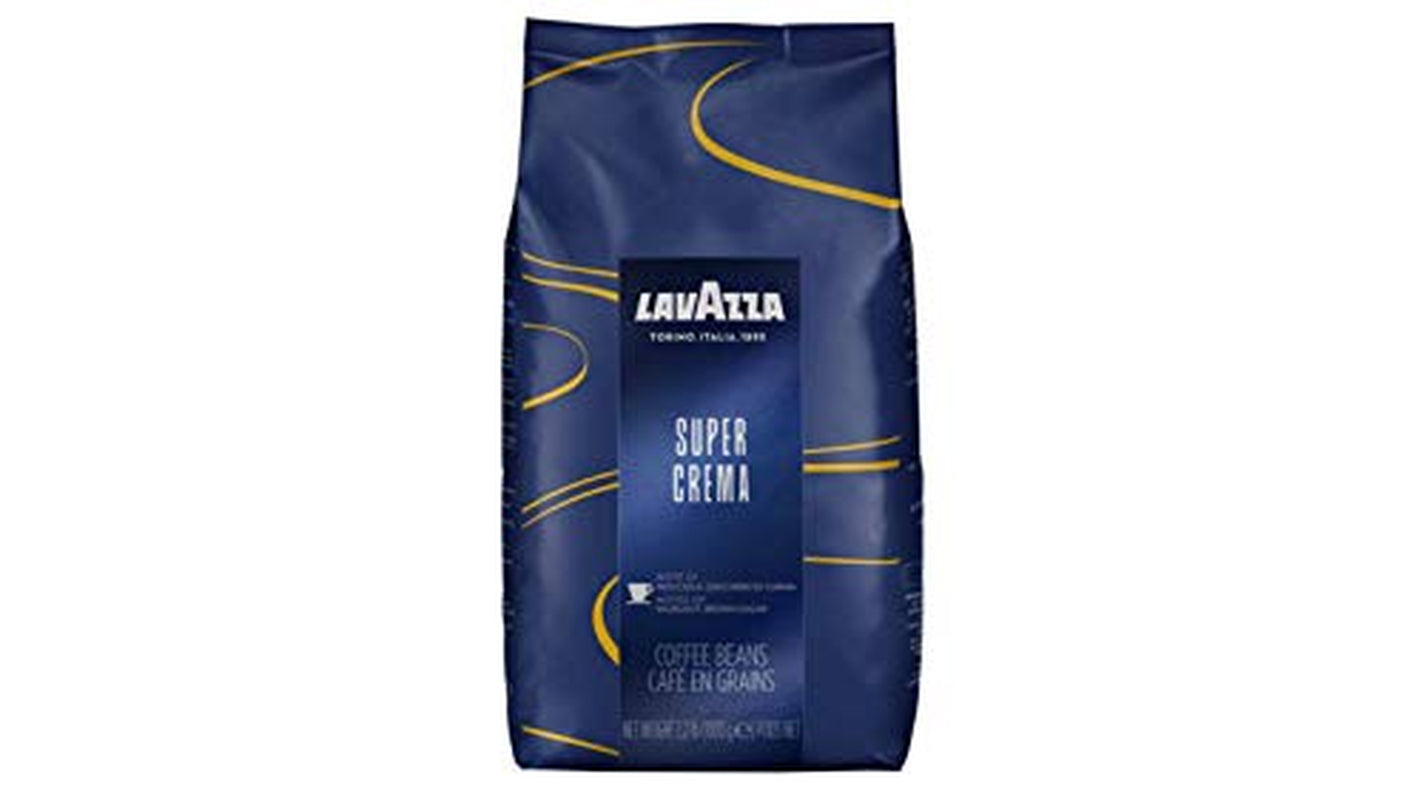 LAVAZZA Espresso SUPER CREMA Aromatisch 8x 1000g (8000g) - geröstete Kaffeebohnen