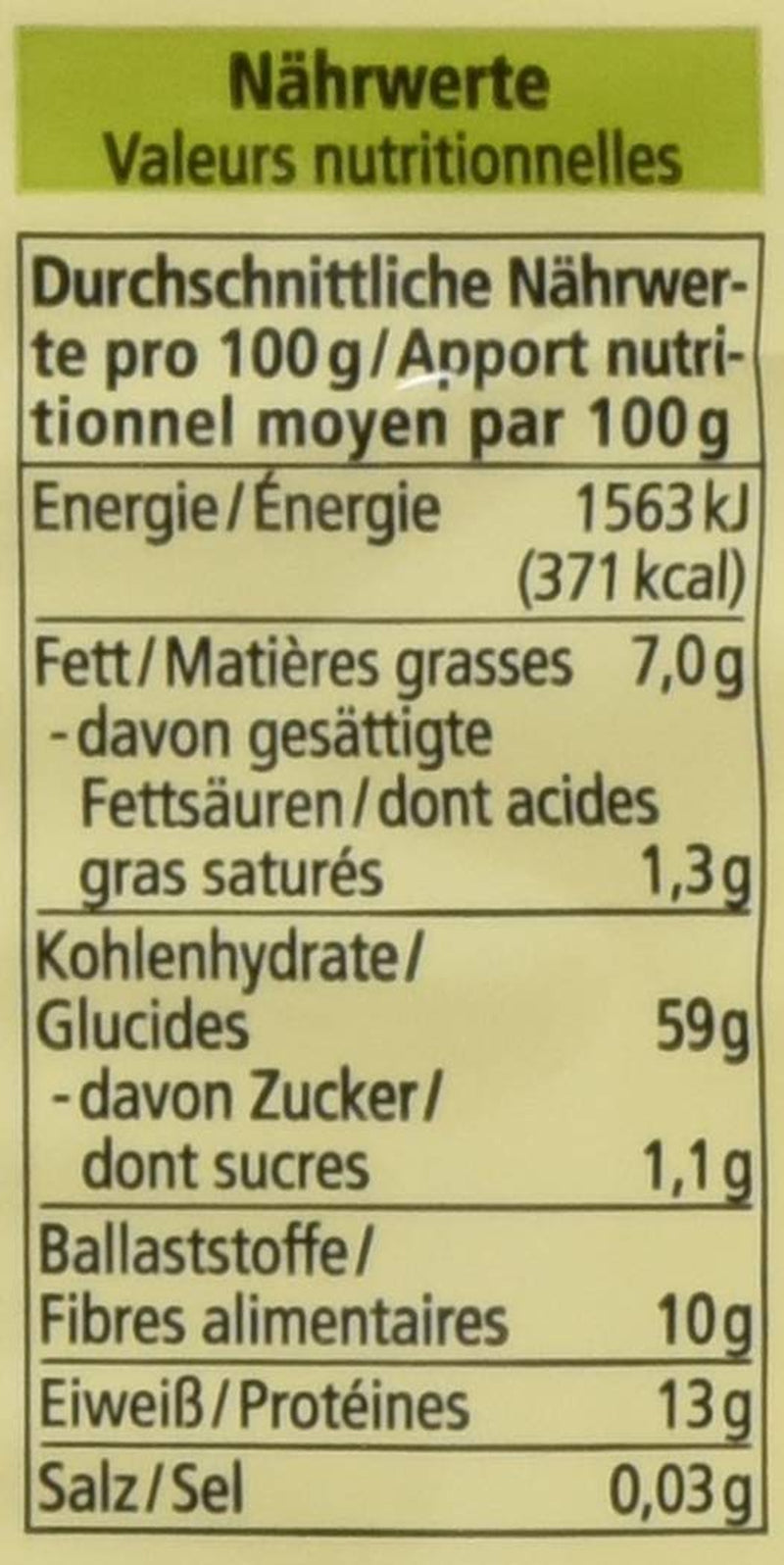 Bio-Haferflocken, kleine Flocken, 500g (1 Packung)