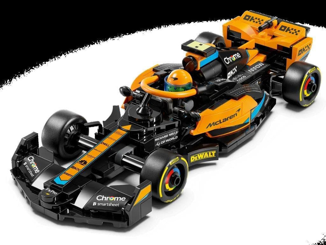 LEGO Speed Champions Mclaren Formel-1-Rennwagen 2023, Spielzeug für Jungen und Mädchen ab 9 Jahren, die gerne selbstständig spielen, baubares Fahrzeugmodell, Kinderzimmerdekoration 76919 Bausets Besuchen Sie den LEGO-Store