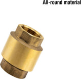 Gardena Messing-Zwischenventil: Einwegventil aus massivem Messing, 42 mm (G 1 1/4 Zoll) Gewinde zum Anschluss an Pumpen (7232-20)