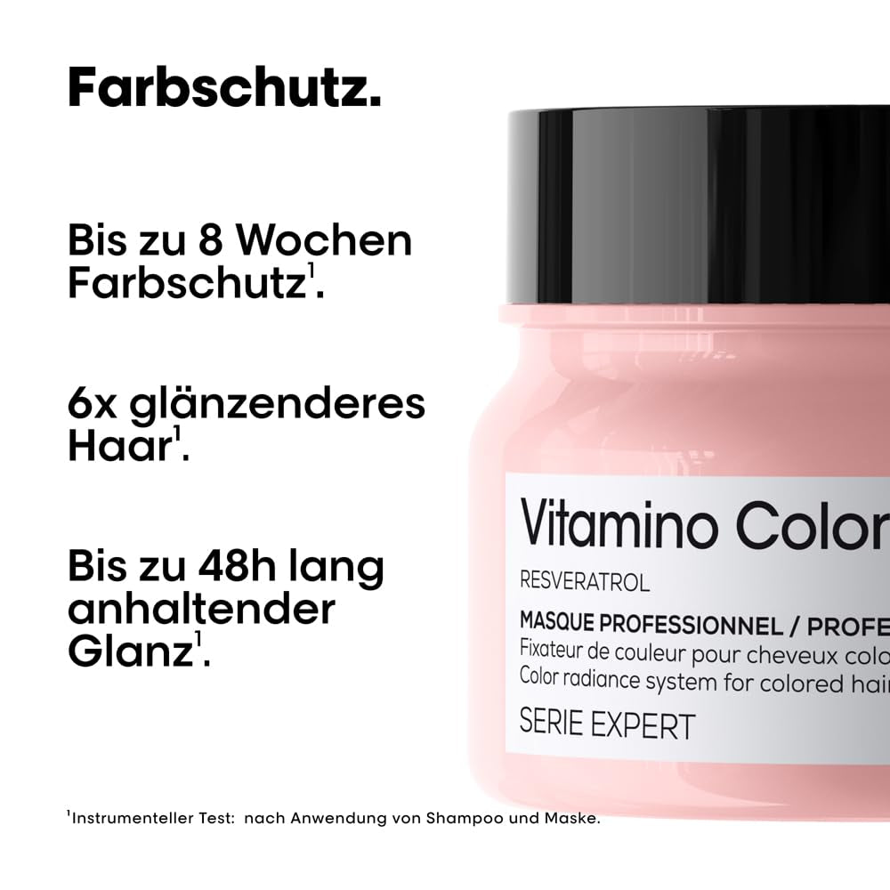 L'Oréal Professionnel Serie Expert Vitamino Color Mask Reisegröße Naty Shop Haarmaske