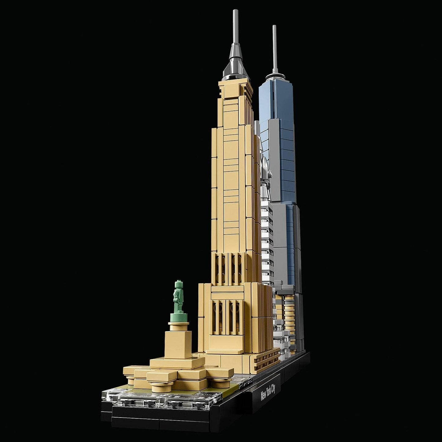 LEGO Architecture New York City-Set, Skyline-Modellbausatz mit World Trade Center und Freiheitsstatue, Kunsthandwerk für Erwachsene, Heim- und Bürodekoration, Geschenke für Frauen und Männer 21028 Bausets Besuchen Sie den LEGO-Store