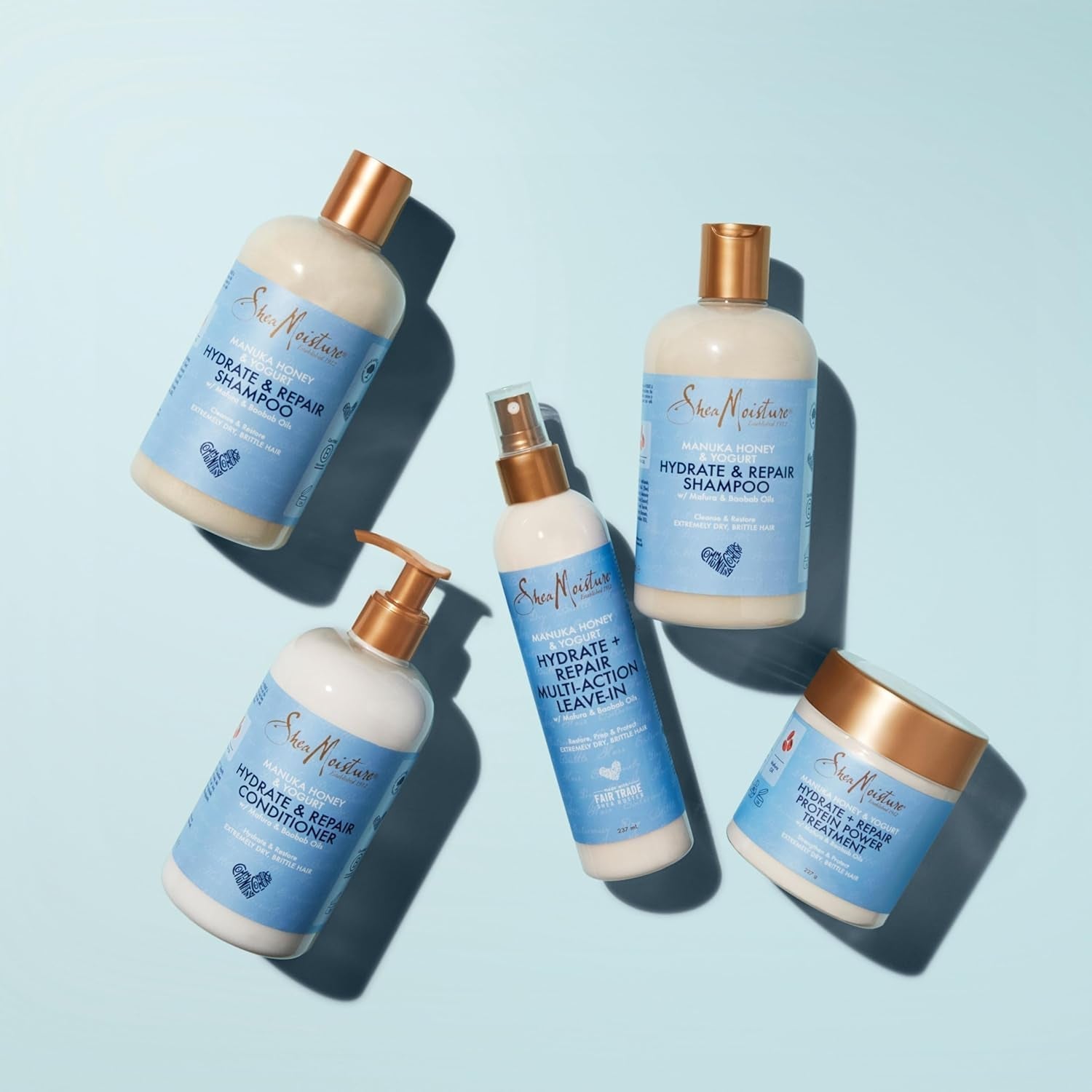 Sheamoisture Hydrate & Repair, Conditioner für extrem trockenes und sprödes Haar, Sheamoisture-Haarpflege mit Manuka-Honig und Joghurt