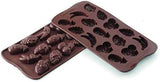 Silikonform Praline Silikomart Früchte 3,2 x 3,2 x H 1,5 cm, 10 ml, 15 Mulden (SCG32) Kitchen Naty Shop