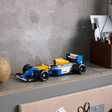 LEGO Icons Williams Racing FW14B mit Nigel Mansell – F1-Modellauto-Set mit Rennfahrer-Minifiguren zum Sammeln – Schreibtischdekoration mit Ständer – Geschenk für Erwachsene und Jugendliche Motorsportfans 10353 Bausets Besuchen Sie den LEGO-Store