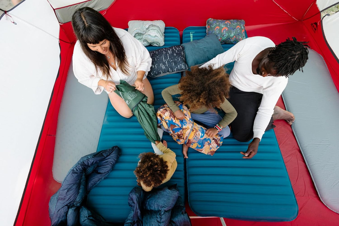 Therm-A-Rest Cascade komprimierbares Kissen mit Kordel, Campingkissen, Farbe: Topowave, Größe: L Naty Shop Reisekissen
