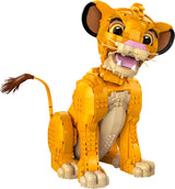 Lego – Disney Simba, der junge König der Löwen, Bauspielzeug zum Sammeln mit kreativen Tierfiguren, entspannende Aktivität für Erwachsene, Geschenkidee für Frauen 43247 Bausets Besuchen Sie den LEGO-Store