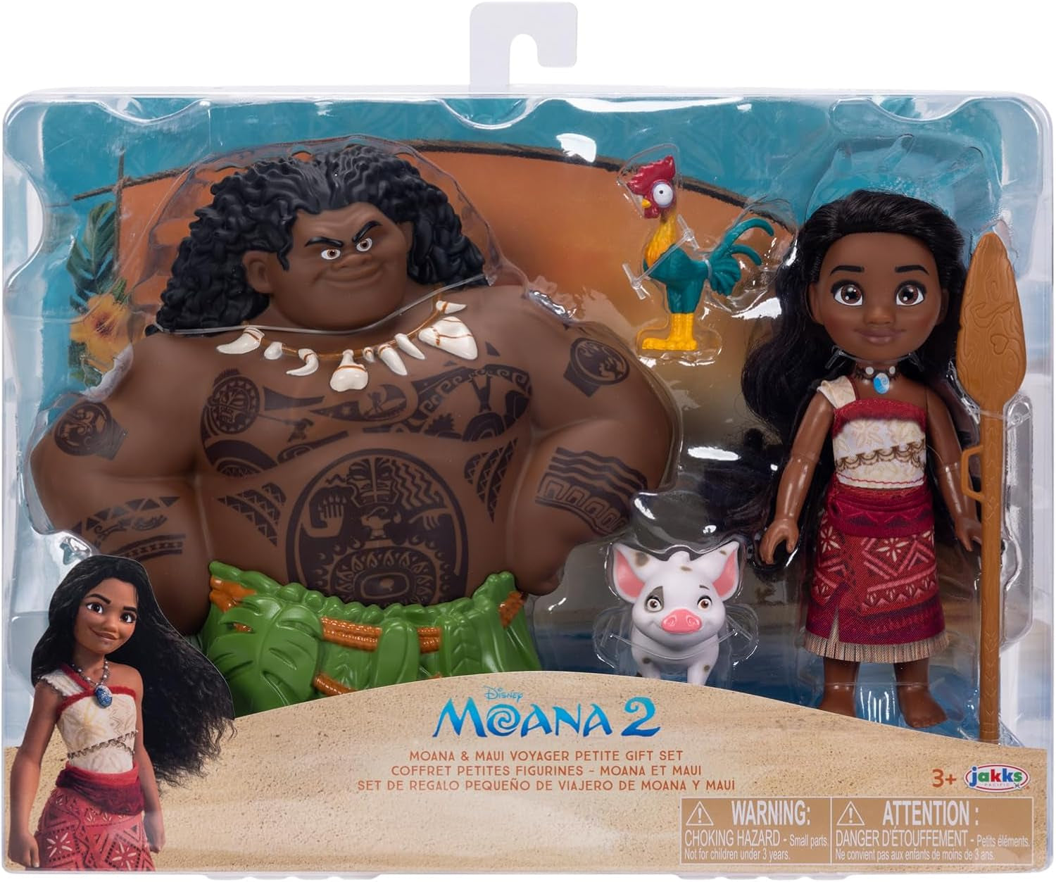 Geschenkset Vaiana 2 Vaiana & Maui 15cm
