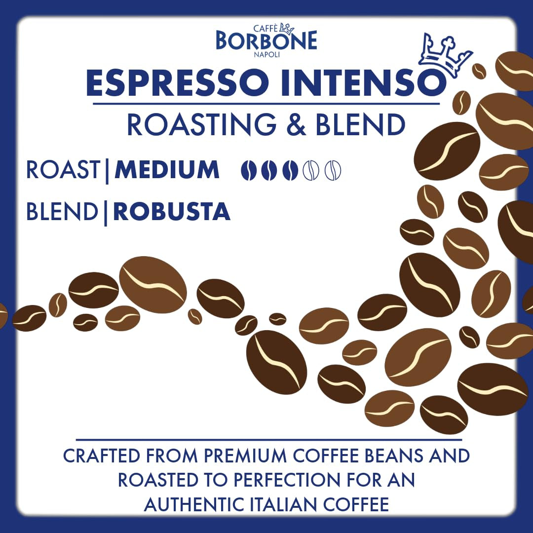 Caffe Borbone Espresso Stärke 9/10 Nespresso kompatibel 10 Kaffeekapseln