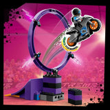 LEGO 60361 City Stuntz Ultimate Stunt Rider Challenge, 3-in-1-Stunts für 1 oder 2 Spieler, mit 2 Spielzeugmotorrädern für Kinder, Set 2023 Bausätze Besuchen Sie den LEGO-Store