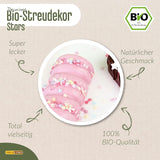 DECOCINO Bio-Streuselsterne, 50 Gramm Streusel Naty Shop