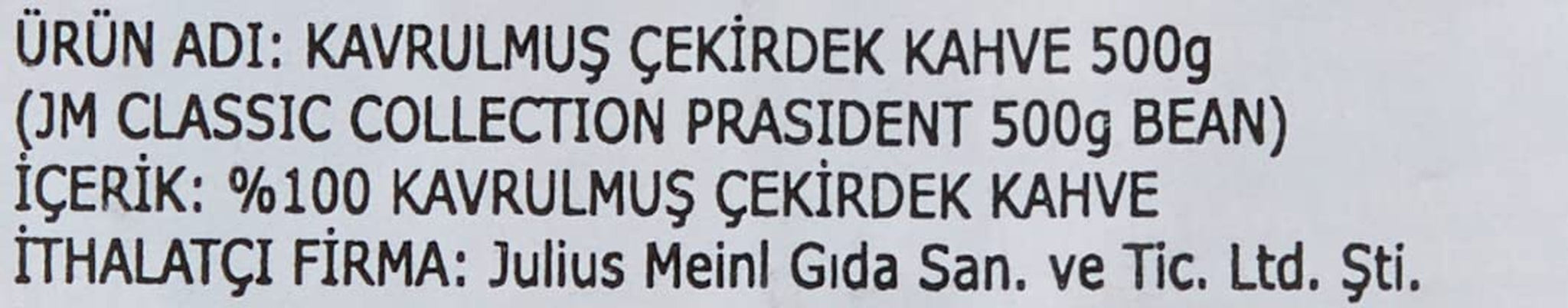 President Ganze Bohnen 2er Pack (2 x 500g)