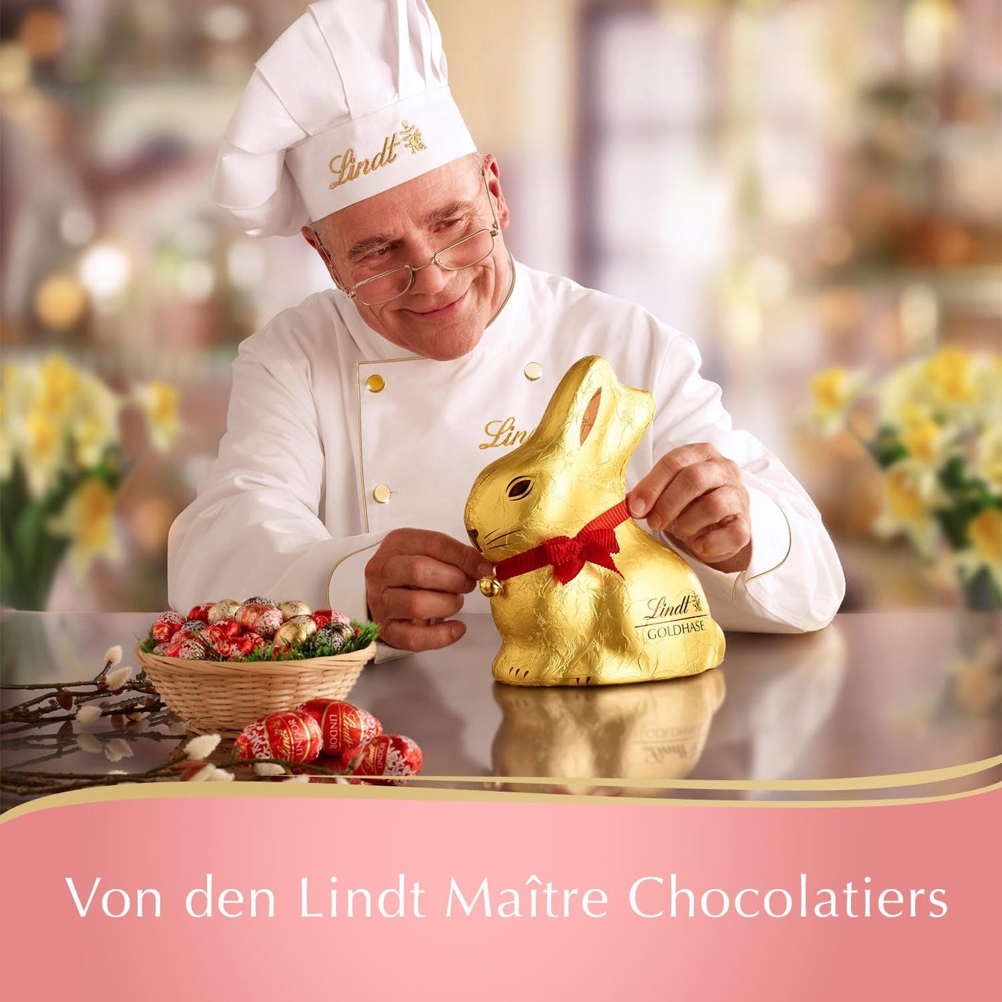 Lindt Kleine Osterfreunde mit Schokolade | 2 x 100g | 10 lustige Lindt-Osterfreunde | Feine Doppelmilchcreme in Alpenmilchschokolade | Ostereier für Kinder | Geschenk aus Schokolade
