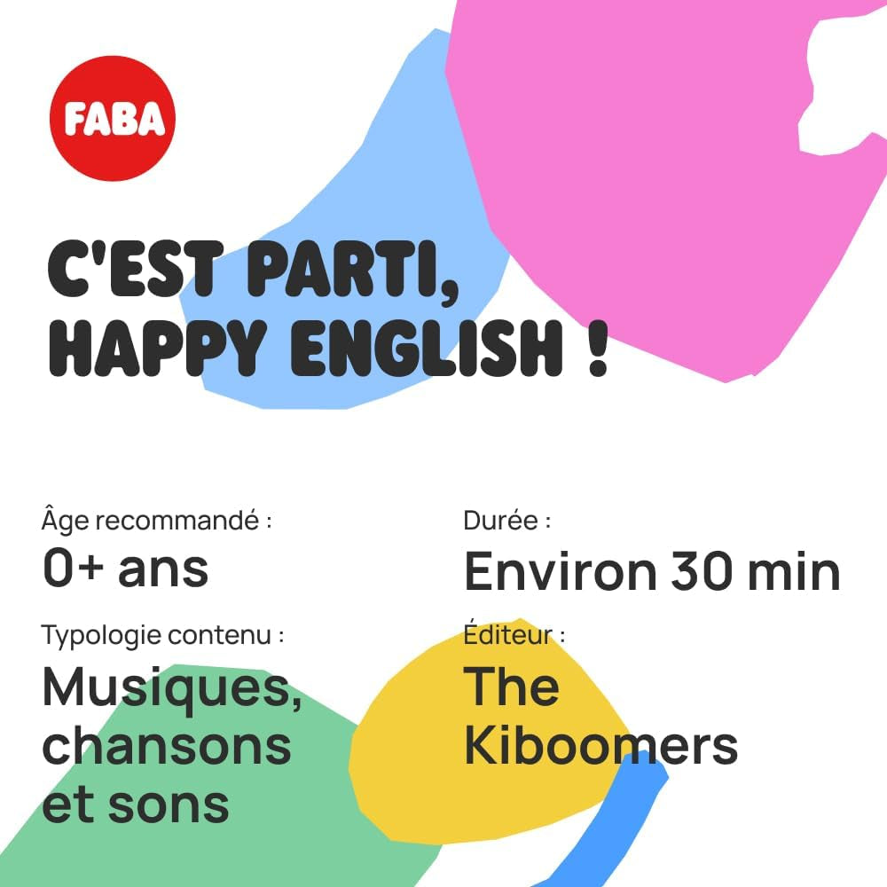 Figur mit Ton – It's Gone, Happy English – Musik, Lieder und Geräusche – Spielzeug, Lerninhalte, französische Version, Kinder für alle Altersgruppen Jucarii Bebe Naty Shop