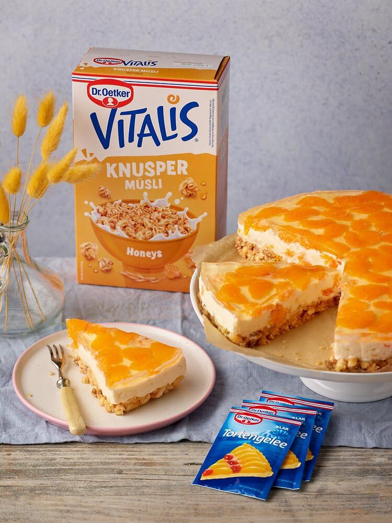 Dr. Oetker Vitalis Crunchy Honeys: Honig-Knuspermüsli für Frühstück und Snacks, 5er-Pack (5 x 600 g)